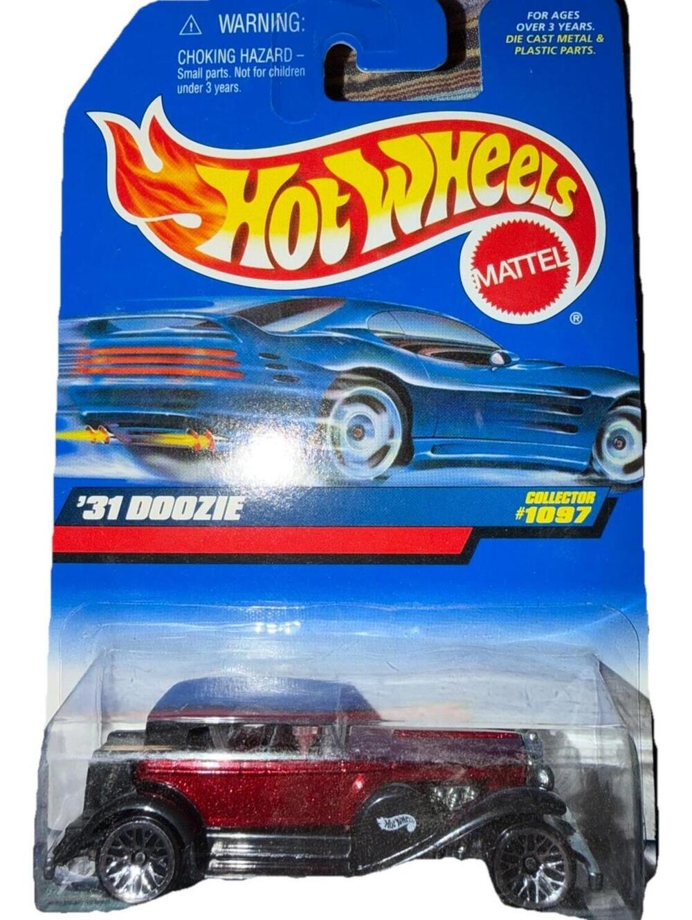 Hot Wheels #1097 | '31 Doozie (Metalflake Dark Red) Brand New